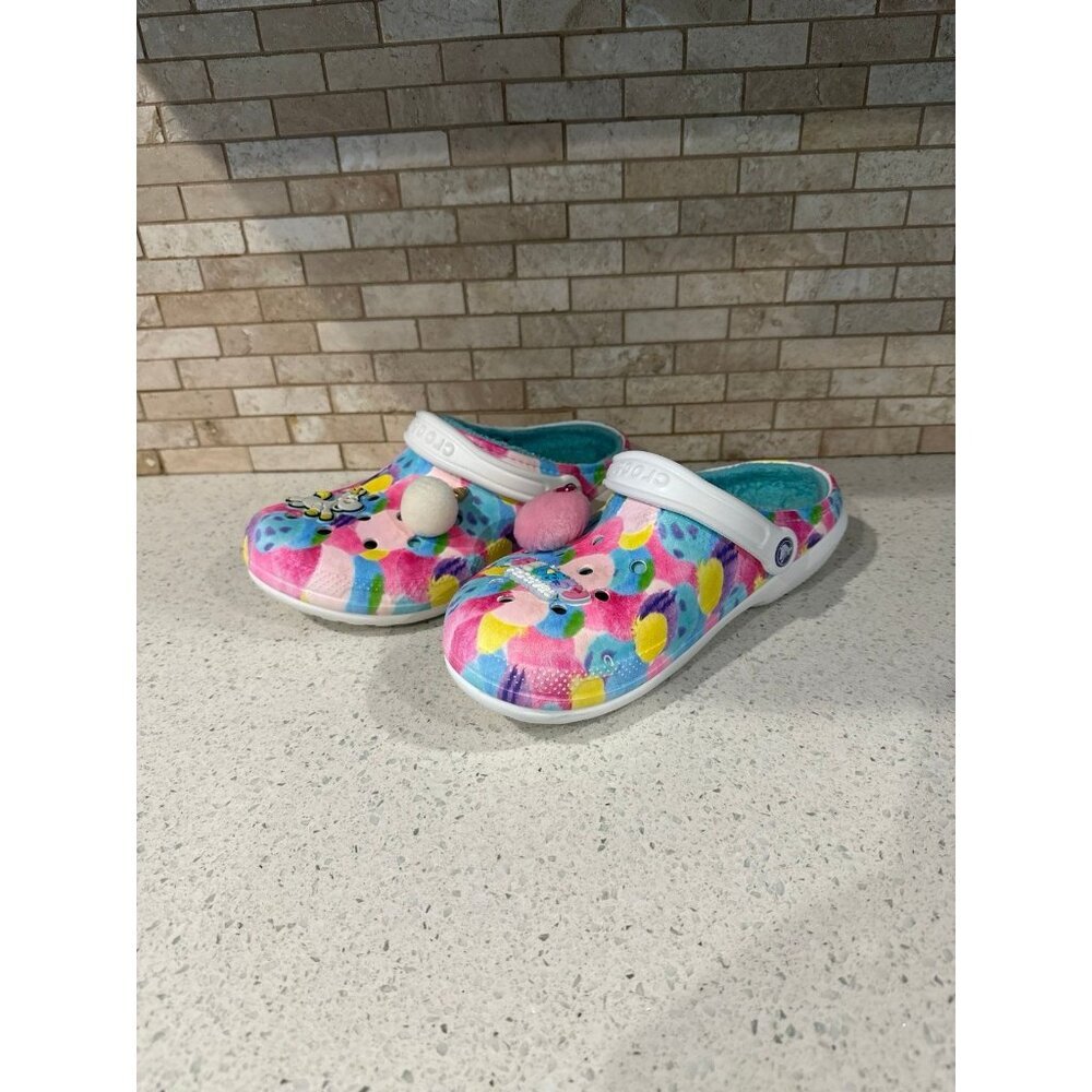 Pixar Fuzzy Fun Clogs‎ for Adults Crocs unicorn fluffy charms